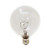 GE Globe Light Bulbs (25 Watt), 195 Lumen, Candelabra Light Bulb Base, Crystal Clear, 12-Pack Vanity Light Bulbs
