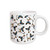 3dRose Cute Siamese Cat Paw Print Design Mug, 11-Ounce