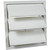 Air Vent 54703 Auto WHT Gable Shutter