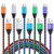 Android Charger Cable, 5 Pack 6ft AndHot Fast Charging Micro USB Cable Phone Charging Cords Compatible with Samsung S7 S6 Edge J7, Kindle fire Tablet, Moto G5/G5S/E5 Plus G6 Play,LG Stylo 2/3 K30 K20