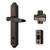 Ideal Security Inc. SK1215ORB ML Lever Set with Keyed Deadbolt, 2 Posts, Oil Rubbed Bronze