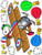 Eureka Peanuts Flying Ace Clings