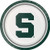 Creative Converting 424716 Michigan State Spartans Dinner Paper Plates, 8-Count, Multicolor