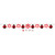 Creative Converting Ladybug Fancy Circle Ribbon Party Banner with Stickers, Multicolor