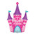 Pink Princess Castle Jumbo 36" Foil Party Balloon