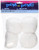 Darice Pom Poms 3" 4/Pkg-White