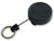Lucky Line Mid-Size Rotating Key Bak with 36" Retractor, Black Clip-ON (42601)