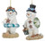 Kurt Adler 3.75" Resin Beach Snowman Ornament Pair