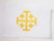 AZ FLAG Latin Kingdom of Jerusalem Flag 18'' x 12'' Cords - Catholic Small Flags 30 x 45cm - Banner 18x12 in