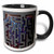 3dRose 24310_4 Mug, 11 oz, Multicolor