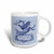 3dRose Beautiful Blue Night Scene-I Love You To The Moon and Back Mug, 11 oz