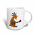 3dRose Cool Funny Goat Playing the Banjo Original Art Ceramic Mug, 15 oz