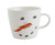 Creative Co-Op Stoneware Mug with Snowman Face