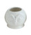 Creative Co-Op Medium Stoneware Owl Container, Cream