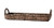 Creative Co-op Rectangle Handwoven Handles Vine Tray, Brown