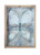 Creative Co-op Blue Butterfly on Canvas in Wood Frame Wall Décor, Green