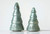 Creative Co-op Small Mint Green Embossed Mercury Glass Christmas Tree Figurine