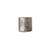 Creative Co-op Small Antique Silver & Gold Glass Tealight and Votive Holders, Silver