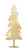 Creative Co-op Gold Metal Christmas Tree Figurine