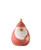Creative Co-op 7.75" Wood Santa Figures and Figurines, Red
