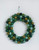 Creative Co-op Green Round Wool Felt Wreath