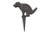 Creative Co-op Dog Shaped Cast Iron Yard Stake Decorative Garden, Brown