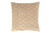 Creative Co-Op DF2501 Reversible Square Polka Dot Cotton Velvet Solid Back Pillow, Brown