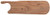Creative Co-Op DF3133 Abstract Acacia Wood Cutting Handle Cheese Board, Brown
