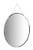 Creative Co-op Oval Frameless Wall Decorative Chain Mirror