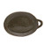 Creative Co-op Grey Stoneware Handle Plate