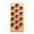 Creative Co-op Acacia Wood Egg Tray, Natural