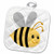 3D Rose Cute Cartoon Bumble Bee Pot Holder, 8 x 8