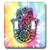 3dRose LSP_200822_2 Tie Dye Hamsa Double Toggle Switch
