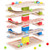 Migargle Marble Run ,Wooden Ball Ramp Track and Rolling Four-Tier Rolling Tower Wooden Toys for Kids 3+ Years