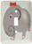 3dRose lsp_61794_1 Cute Little Gray Elephant With Red Bow Single Toggle Switch, Multicolor