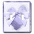 3dRose LLC lsp_23888_2 Bow On Lavender Heart, Double Toggle Switch