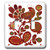 3dRose lsp_60636_2 Folk Art with Red Rooster N Floral Double Toggle Switch