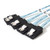 usecl Internal Mini SAS 36Pin (SFF-8087) Male to 4 SATA 7Pin Female Cable, Mini SAS Host/Controller to 4 SATA Target/Backplane 1.65 Feet(0.5M).