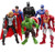 Jubasix Superhero Action Figures - 6 PCS Action Figure Set - Batman, Superman, Hulk, Thor, Ironman, Captain America PVC Figure Toy Dolls  Hero Cake Toppers