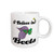 3dRose I Believe In Beets Ceramic Mug, 11 oz, White