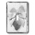 3dRose lsp_23877_1 Silver Hearts On Silver Heart With Bow Single Toggle Switch