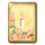 3dRose lsp_34061_1 Flowers with Ladybugs and Butterflys Toggle Switch, Multi-Color