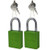 SEPOX Aluminum Padlock Safety Series Outdoor Lockout Locks Keyed Alike x2