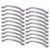 WEBI Barn Door Handle,20 Packs 6.5 Stainless Steel Center-to-Center Door Pull,Cabinet Drawer Pulls for Gate,Closet,Bathroom,Drawer, Kitchen Furniture,Brush Nickel