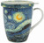 McIntosh Old Masters Vincent van Gogh Starry Night Fine China Tea Mug with Infuser and Lid (MC020088)