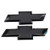 Guzetop Front & Tailgate Bowtie Emblem for 2016-2018 Chevy GM Silverado 1500 (Black)