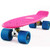 Meketec Skateboards Boys Retro Mini 22 inch Toddler Skateboard for Kids Boy Girls Youth Beginners Children Toddler Teenagers Adults Dog Age 4 5 6 Year (Pink Blue)