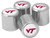 NCAA Virginia Tech Hokies Metal Tire Valve Stem Caps, 4-Pack