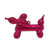 kat + annie Ornament Balloon Dog, Pink