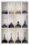 Trends International Eiffel Tower Construction Time Lapse Wall Poster, 14.725" x 22.375", White Framed Version